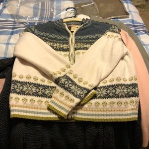 Petite women’s zip up sweater